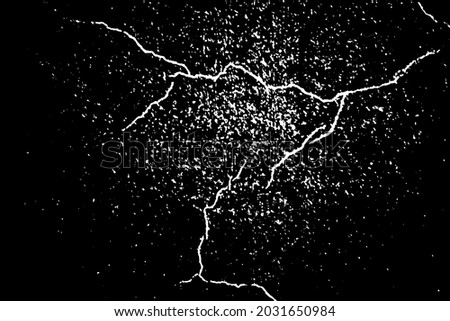 Grunge texture of a dark wall with cracks. Abstract background. Vector illustration. Overlay Template.