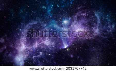 Galaxy in space textured background Royalty-Free Stock Photo #2031709742