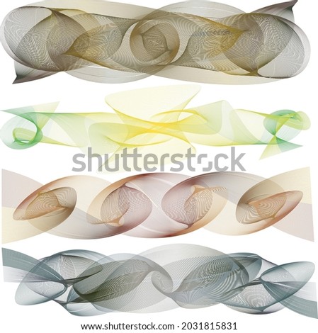 many lines wave vector color gradient
