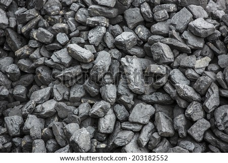 Pile of coal.