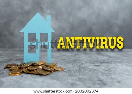 Conceptual caption Antivirus. Conceptual photo suitable for the detection and removal of computer viruses Presenting Brand New House, Home Sale Deal, Giving Land Ownership