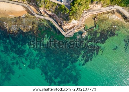 Terrigal Haven NSW Australia  Boardwalk Project and Rockpool Restoration  Royalty-Free Stock Photo #2032137773