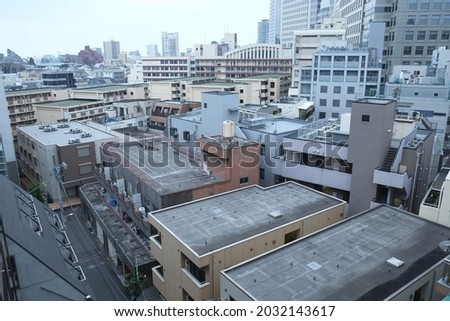 modern urban building around tokyo