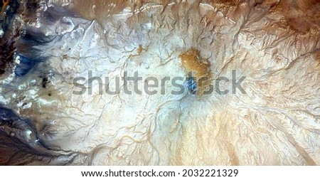 full of life,   abstract photography of the deserts of Africa from the air. aerial view of desert landscapes, Genre: Abstract Naturalism, from the abstract to the figurative, 