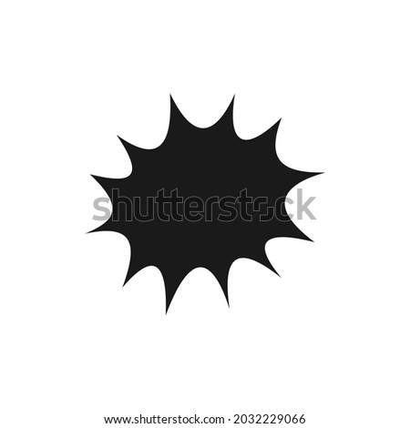 vector image of an explosion