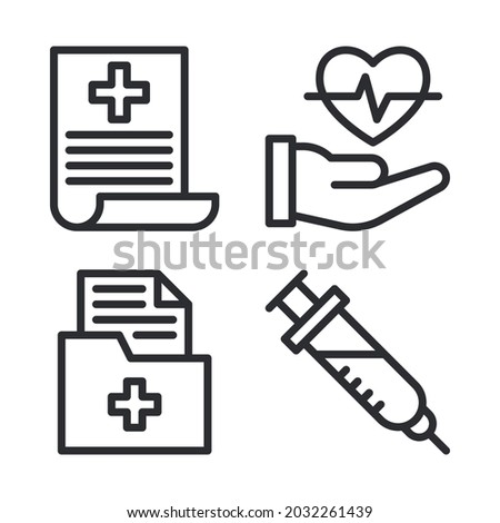 medical icons set. Perfect for website mobile app, app icons, presentation, illustration and any other projects.