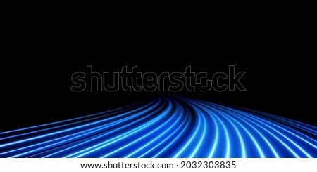  Festive road made of blue lines. Light pedistal. Luminous neon fast moving lines. Line light blue PNG. Light blue Twirl.
Curve light effect of neon line.
Vector PNG