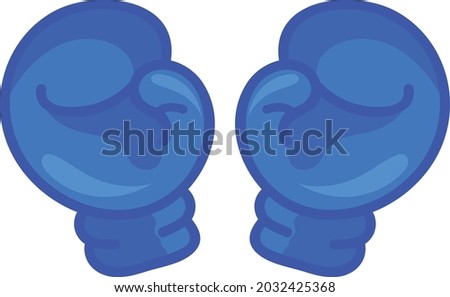 Boxer gloves vector art and illustration