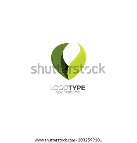 V Leaf logo
suitable for nutrition logo design