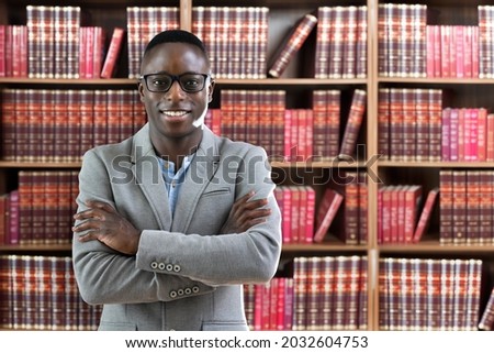 Young Male Attorney Lawyer Portrait With Arms Crossed