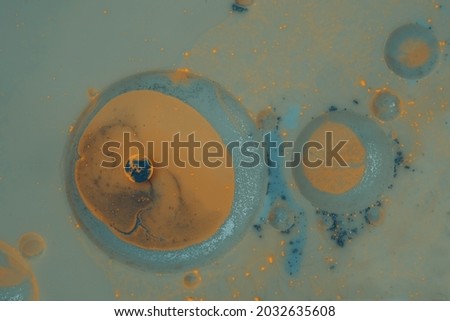 Milk Paint Oil Mixture Abstract Photography for Background, Texture, Packaging, Design, Art Print, Poster