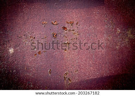 Rusty Texture of a Metal Spatula for background