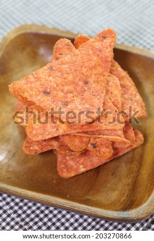 Tortilla chips tacos 