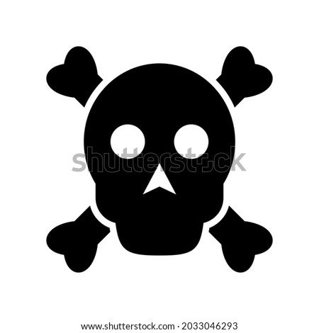 skull of death icon or logo isolated sign symbol vector illustration - high quality black style vector icons
