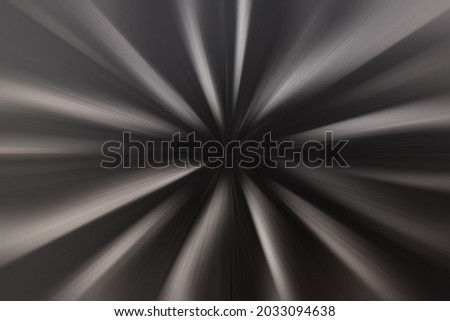 White line as speed movement or explosion as cartoon usage on black background