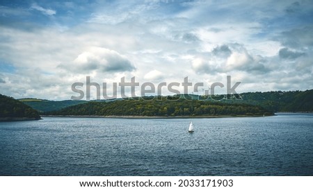 Sailing Lake in Germany Nature and Travel Photography. High quality photo