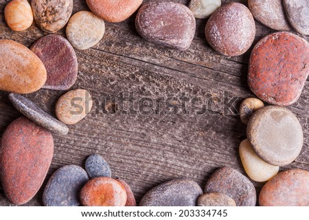 small stones frame