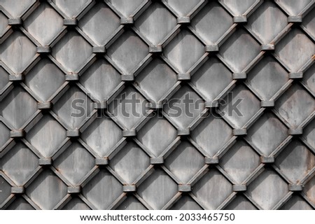 volumetric texture of the fence with a diamond, backgrounds and wallpapers, iron fance
