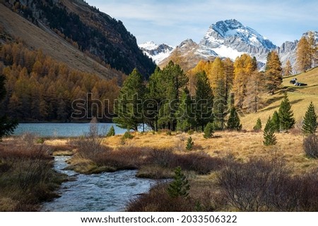 Herbstlandschaft in den Schweizer Alpen