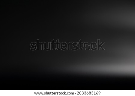 Black scene background in the studio room. Premium abstract background pattern in gray and black tones. space for website banner  Royalty-Free Stock Photo #2033683169