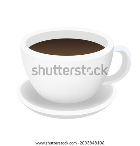 Hot Beverage Emoji Icon Illustration Sign. Coffee Cup Vector Symbol Emoticon Design Vector Clip Art.