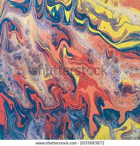 Abstract background in Fluidart style for backgrounds, banners, posters, paintings. Stock illustration.