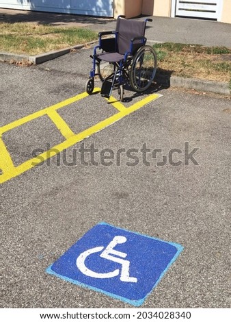 parking for disabled and wheelchair users