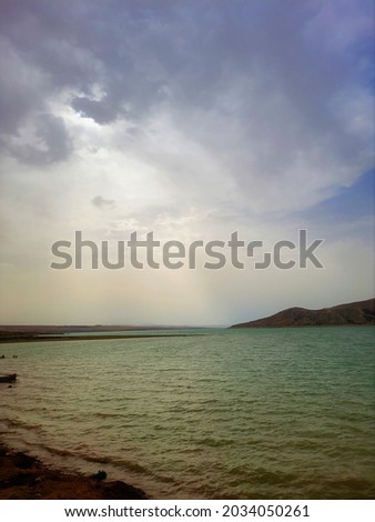 Dam Waters Taza Morocco Dusk