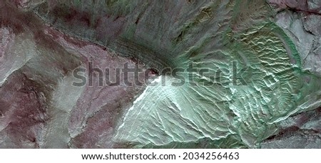 spring in the desert,  abstract photography of the deserts of Africa from the air. aerial view of desert landscapes, Genre: Abstract Naturalism, from the abstract to the figurative, 