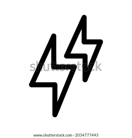 electricity icon or logo isolated sign symbol vector illustration - high quality black style vector icons

