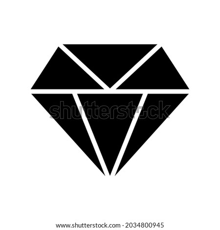diamond icon or logo isolated sign symbol vector illustration - high quality black style vector icons
