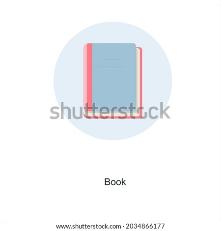 Book or Notebook Icon Concept