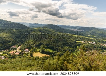 Palatinate Forest and Wasgau Mountains, Rhineland-Palatinate, Germany Royalty-Free Stock Photo #2034878309