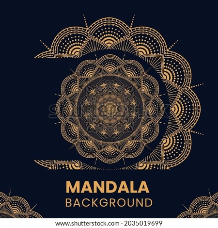 Mandala Background for KDP Books Design 