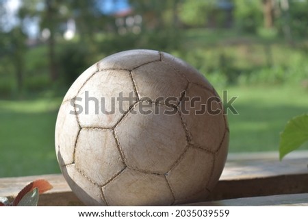 A football picture with a green background
