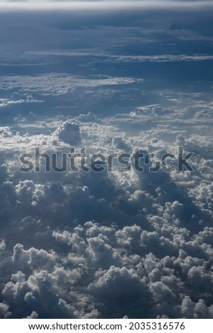 Clouds seen from a plane.
