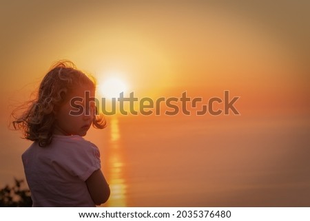 sunset portrait at the end of the world