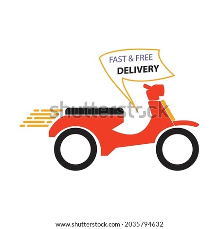 Fast and free delivery design template