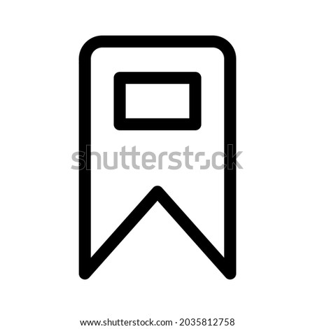 bookmark icon or logo isolated sign symbol vector illustration - high quality black style vector icons
