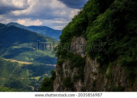 Vazova trail and Skaklya waterfall, Stara planina mountain, Bulgaria	