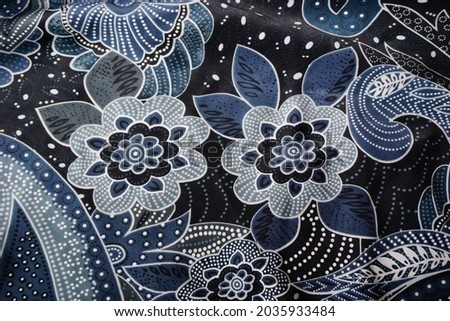 Smooth batik fabric cloth texture