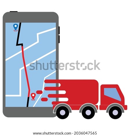 Shipment Transportation Delivery Illustration Vector