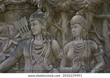 close up photo of stone carving, traditional art
