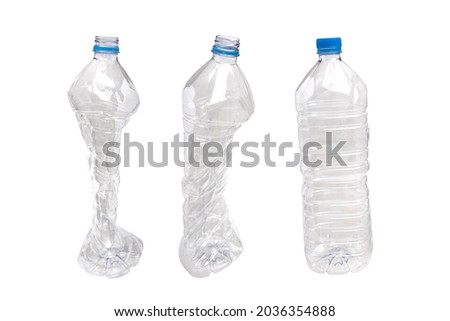 Empty plastic bottle high-quality image Royalty-Free Stock Photo #2036354888