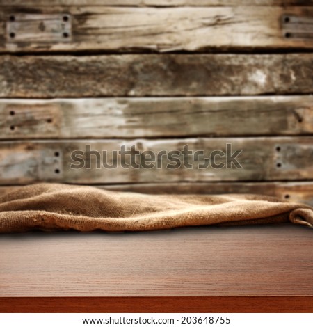 brown dark top brown wall of wood and napkin of brown 