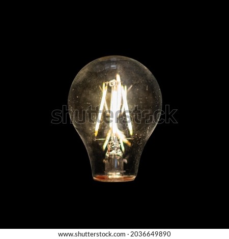 Black background Light bulbs for Photo editing screens