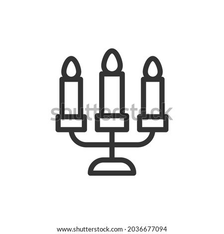 Outline design of candlestick icon. Premium symbol for UI, app and web. Vector stroke object. Perfect candlestick line icon.