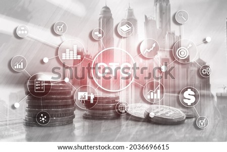 Over The Counter. OTC. Trading Stock Market concept. Royalty-Free Stock Photo #2036696615