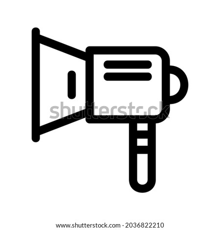 bullhorn icon or logo isolated sign symbol vector illustration - high quality black style vector icons
