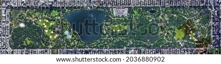 USA New York Central Park  Aerial View 